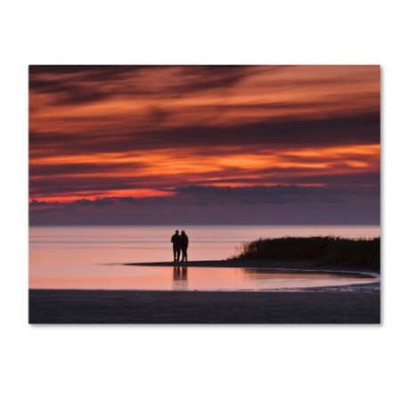 Trademark Fine Art Michael Blanchette Photography 'Romantic Sunset' Canvas Art, 14x19 ALI2109-C1419GG